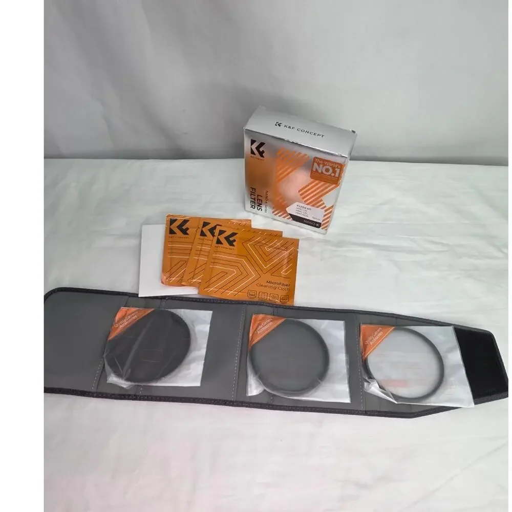 K&F Concept 72mm UV CPL ND4 Lens Filter Kit 3Pc K-Series